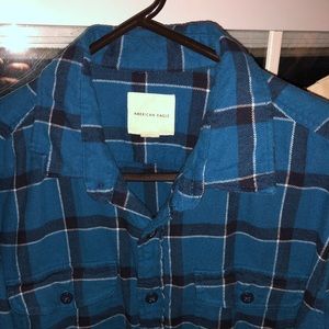 American Eagle Blue Flannel